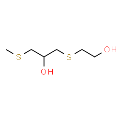 ChemSpider 2D Image | 1-[(2-Hydroxyethyl)sulfanyl]-3-(methylsulfanyl)-2-propanol | C6H14O2S2