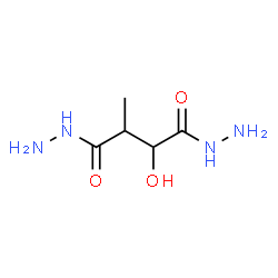 ChemSpider 2D Image | 2-Hydroxy-3-methylsuccinohydrazide | C5H12N4O3