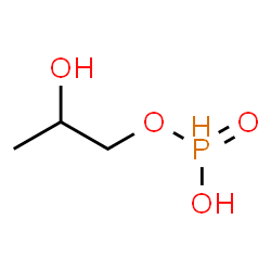 ChemSpider 2D Image | 2-Hydroxypropyl hydrogen phosphonate | C3H9O4P