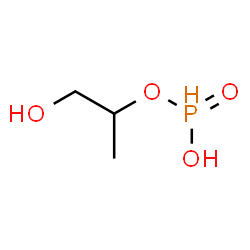 ChemSpider 2D Image | 1-Hydroxy-2-propanyl hydrogen phosphonate | C3H9O4P