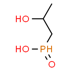 ChemSpider 2D Image | (2-Hydroxypropyl)phosphinic acid | C3H9O3P