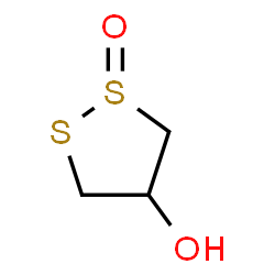 ChemSpider 2D Image | 1,2-Dithiolan-4-ol 1-oxide | C3H6O2S2