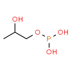 ChemSpider 2D Image | 2-Hydroxypropyl dihydrogen phosphite | C3H9O4P
