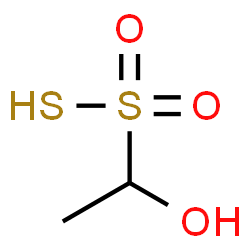 ChemSpider 2D Image | 1-Hydroxyethanesulfonothioic S-acid | C2H6O3S2