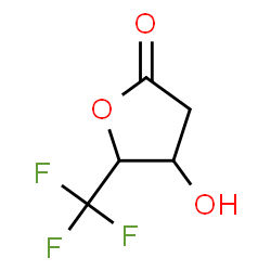 ChemSpider 2D Image | 4-Hydroxy-5-(trifluoromethyl)dihydro-2(3H)-furanone (non-preferred name) | C5H5F3O3