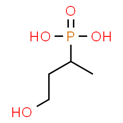 ChemSpider 2D Image | (4-Hydroxy-2-butanyl)phosphonic acid | C4H11O4P