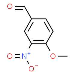ChemSpider 2D Image | 3-nitro-4-anisaldehyde | C8H7NO4
