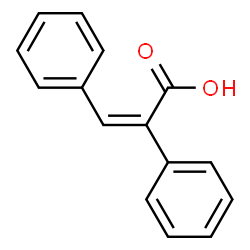 ChemSpider 2D Image | (Z)-?-phenylcinnamic acid | C15H12O2