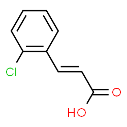 ChemSpider 2D Image | 2-Chlorocinnamicacid | C9H7ClO2