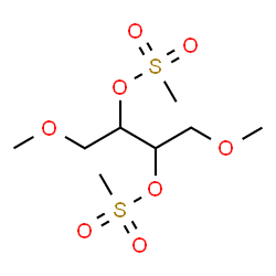 ChemSpider 2D Image | 1,4-Dimethoxy-2,3-butanediyl dimethanesulfonate | C8H18O8S2