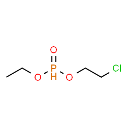 ChemSpider 2D Image | 2-Chloroethyl ethyl phosphonate | C4H10ClO3P