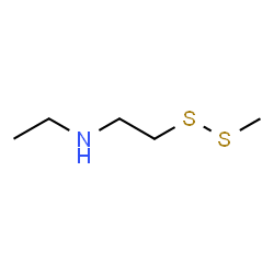 ChemSpider 2D Image | N-Ethyl-2-(methyldisulfanyl)ethanamine | C5H13NS2