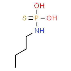 ChemSpider 2D Image | Butylphosphoramidothioic O,O-acid | C4H12NO2PS