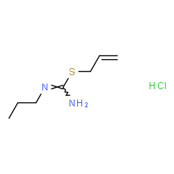 ChemSpider 2D Image | Allyl N'-propylcarbamimidothioate hydrochloride (1:1) | C7H15ClN2S