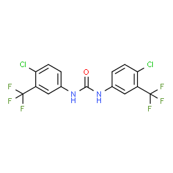 ChemSpider 2D Image | flucofuron | C15H8Cl2F6N2O