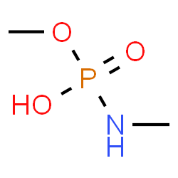 ChemSpider 2D Image | Methyl hydrogen methylphosphoramidate | C2H8NO3P