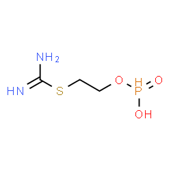 ChemSpider 2D Image | 2-(Carbamimidoylsulfanyl)ethyl hydrogen phosphonate | C3H9N2O3PS