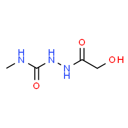 ChemSpider 2D Image | 2-Glycoloyl-N-methylhydrazinecarboxamide | C4H9N3O3