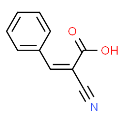 ChemSpider 2D Image | (2Z)-2-Cyano-3-phenylacrylic acid | C10H7NO2