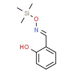 ChemSpider 2D Image | 2-[(E)-{[(Trimethylsilyl)oxy]imino}methyl]phenol | C10H15NO2Si