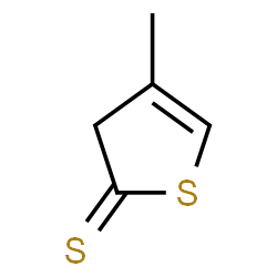 ChemSpider 2D Image | 4-Methyl-2(3H)-thiophenethione | C5H6S2