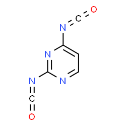 ChemSpider 2D Image | 2,4-Diisocyanatopyrimidine | C6H2N4O2