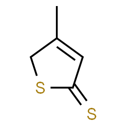 ChemSpider 2D Image | 4-Methyl-2(5H)-thiophenethione | C5H6S2