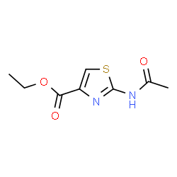 ChemSpider 2D Image | Ethyl 2-acetamido-1,3-thiazole-4-carboxylate | C8H10N2O3S