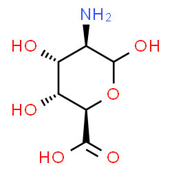 ChemSpider 2D Image | 2-Amino-2-deoxy-L-altropyranuronic acid | C6H11NO6