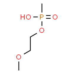 ChemSpider 2D Image | 2-Methoxyethyl hydrogen methylphosphonate | C4H11O4P