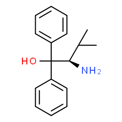 ChemSpider 2D Image | (R)-2-Amino-3-methyl-1,1-diphenylbutan-1-ol | C17H21NO
