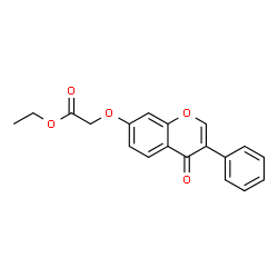 ChemSpider 2D Image | Ethyl [(4-oxo-3-phenyl-4H-chromen-7-yl)oxy]acetate | C19H16O5