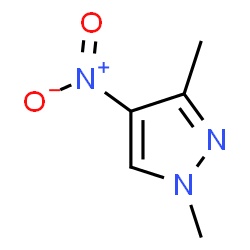 ChemSpider 2D Image | 1,3-Dimethyl-4-nitro-1H-pyrazole | C5H7N3O2