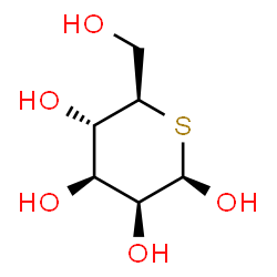 ChemSpider 2D Image | 5-Thio-beta-D-mannopyranose | C6H12O5S