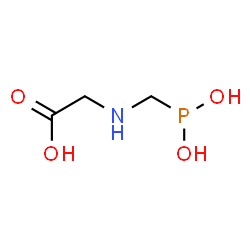 ChemSpider 2D Image | N-[(Dihydroxyphosphino)methyl]glycine | C3H8NO4P