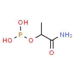 ChemSpider 2D Image | 1-Amino-1-oxo-2-propanyl dihydrogen phosphite | C3H8NO4P
