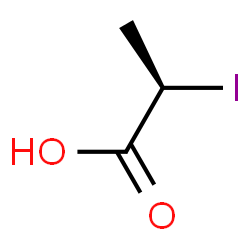 ChemSpider 2D Image | (2R)-2-Iodopropanoic acid | C3H5IO2