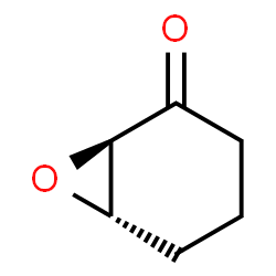 ChemSpider 2D Image | (1R,6S)-7-Oxabicyclo[4.1.0]heptan-2-one | C6H8O2