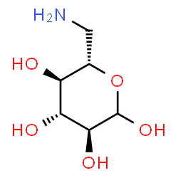 ChemSpider 2D Image | 6-Amino-6-deoxy-L-glucopyranose | C6H13NO5
