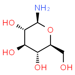 ChemSpider 2D Image | beta-L-Glucopyranosylamine | C6H13NO5