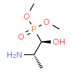 ChemSpider 2D Image | Dimethyl [(1R,2S)-2-amino-1-hydroxypropyl]phosphonate | C5H14NO4P