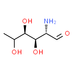 ChemSpider 2D Image | (5xi)-2-Amino-2,6-dideoxy-D-lyxo-hexose | C6H13NO4