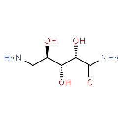 ChemSpider 2D Image | (2S,3R,4R)-5-Amino-2,3,4-trihydroxypentanamide (non-preferred name) | C5H12N2O4