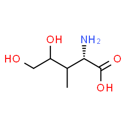 ChemSpider 2D Image | (2S)-2-Amino-4,5-dihydroxy-3-methylpentanoic acid (non-preferred name) | C6H13NO4