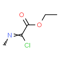 ChemSpider 2D Image | Ethyl (2Z)-chloro(methylimino)acetate | C5H8ClNO2