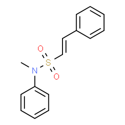 ChemSpider 2D Image | (E)-N-Methyl-N,2-diphenylethenesulfonamide | C15H15NO2S