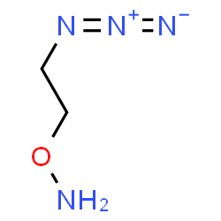 ChemSpider 2D Image | 1-(Aminooxy)-2-azidoethane | C2H6N4O