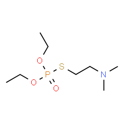ChemSpider 2D Image | S-[2-(Dimethylamino)ethyl] O,O-diethyl phosphorothioate | C8H20NO3PS