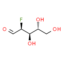 ChemSpider 2D Image | 2-Deoxy-2-fluoro-D-arabinose | C5H9FO4