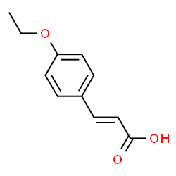 ChemSpider 2D Image | (2E)-3-(4-Ethoxyphenyl)acrylic acid | C11H12O3